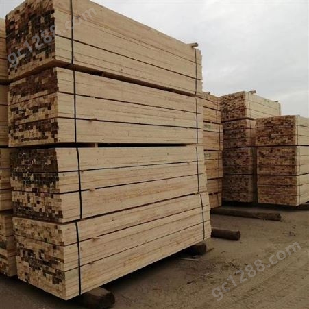 禄森木业建筑方木工地建筑方木不易劈裂建筑方木订购