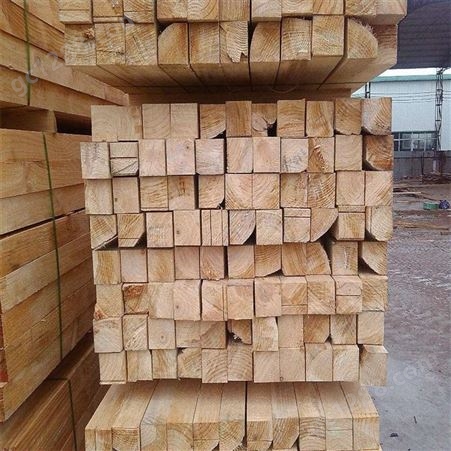 禄森木业 北京工程木方价格 多规格白松建筑木方定制 4米松木木方