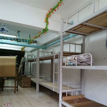 百色市那坡县学生宿舍铁架床高低床