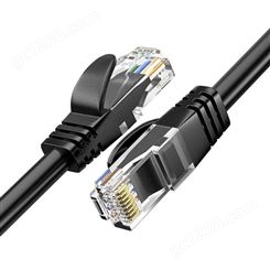 飞利浦(PHILIPS)六类CAT6类网线 千兆网络连接线工程家用电脑宽带监控非屏蔽8芯双绞跳线 黑色5米SWA1945