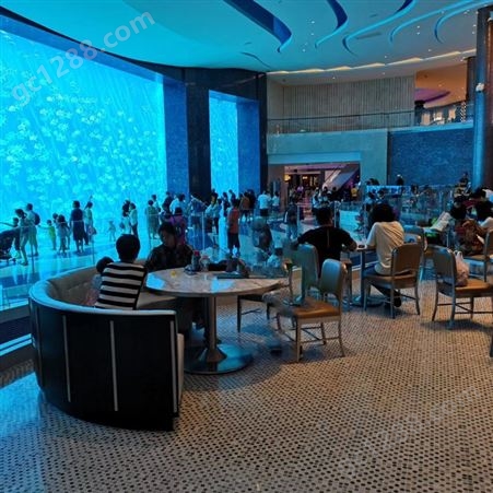 戏浪大型水族馆设计 亚克力大鱼缸 海洋馆设计安装 施工 承接海洋馆规划