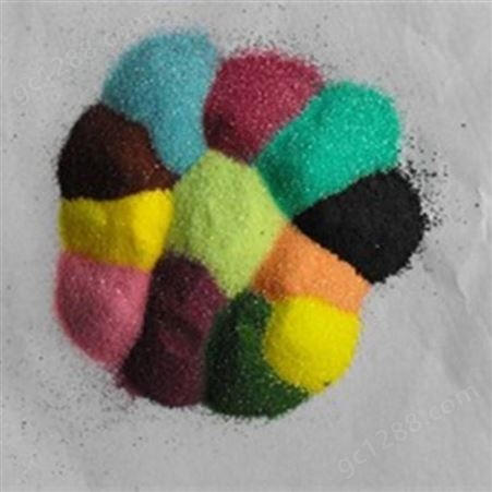 圣亚天然彩砂厂-染色彩砂-装饰画彩砂