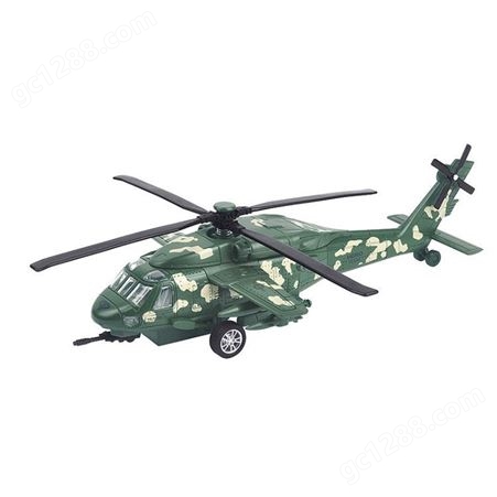 1-32 合金武装直升机模型批发价格 新款回力功能直升机玩具批发零售