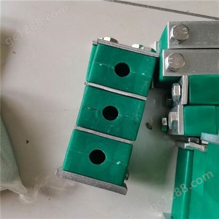 重型角形焊板管夹 DIN3015标准折角焊板重型管 卡管道固定夹 德明