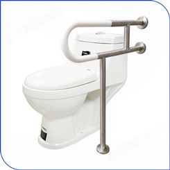 卫生间不锈钢落地支撑马桶扶手 浴室无障碍安全防滑扶手