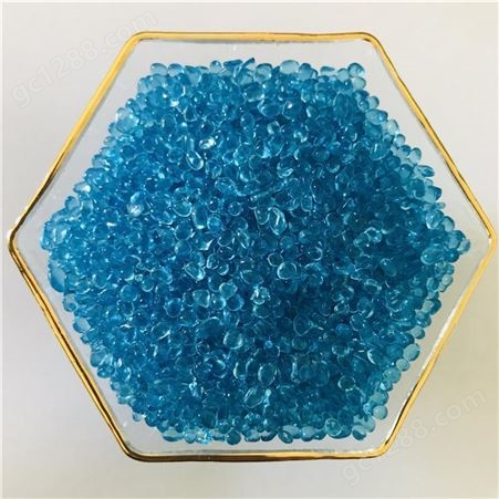 贵州彩色玻璃珠 3-6mm景观彩色玻璃砂 喷砂玻璃微珠琉璃石