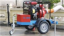 大流量渣浆泵柴汽油泵 中型双联泵 防汛移动泵车价格