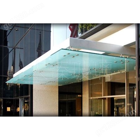 天桥玻璃遮雨棚 隧道地铁口玻璃采光雨棚 平顶玻璃棚 厂家定做
