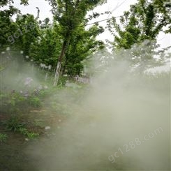 陕西景区景观喷雾 户外园林假山人造喷雾造景