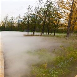 西安冷雾喷泉设计安装 人造雾喷泉设备