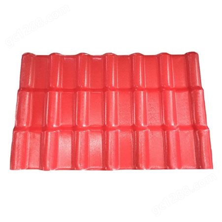 众兴晟砖红色屋面树脂瓦盖房顶用ASA复合材料全国发货