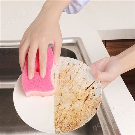 海绵块厨房不易沾油刷锅神器家用洗碗布双面清洁棉百洁布魔力擦