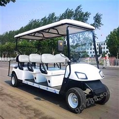 凯驰电动高尔夫球车CAR-GF06A+2 白色高尔夫观光车6座8座