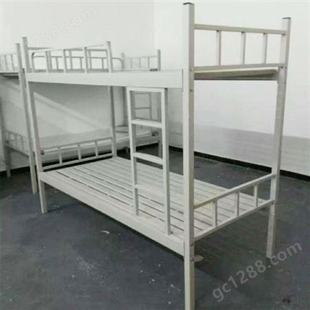 员工钢制上下床学校宿舍金属床工地高低铁架床
