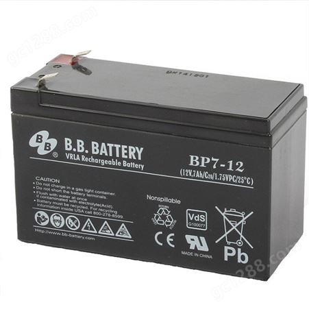 铅酸免维护BB蓄电池BP5-12 12V5AH安防备用应急电源