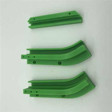 尼龙导轨链条导向件 聚乙烯护栏条导轨 U型尼龙弯轨 塑料齿条