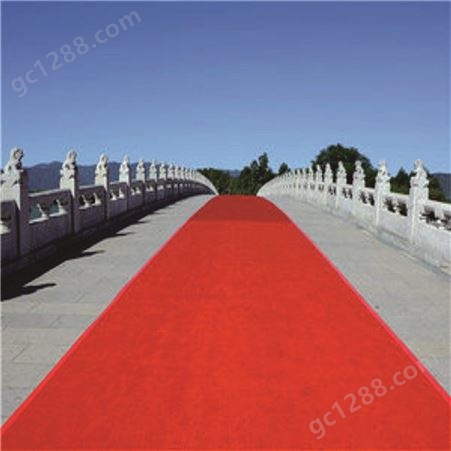 迎宾红地毯红地毯舞台开业 展会结婚庆典加厚长期反复使用 防滑加厚楼梯满铺