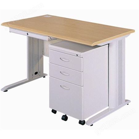 办公室加厚钢制办公桌写字台电脑桌桌子铁皮桌子