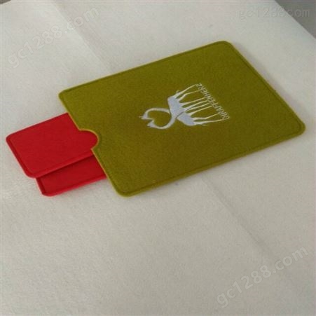 毛毡公文包，样式颜色可定制，适用于各类办公会议场合