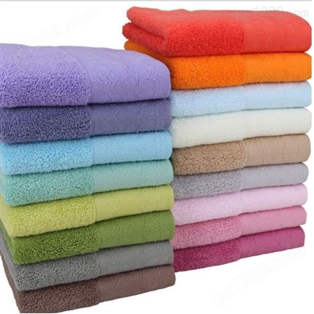 红素宽锻毛巾 免费设计logo 500条起订不单独零售