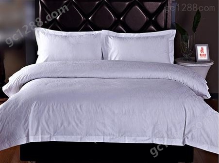 北京酒店布草、纯棉纯色床单、纯棉被罩、北京纺织品四件套订制公司